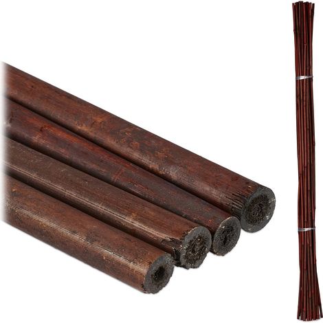 Varillas de soporte para plantas, 105 cm, juego de 24