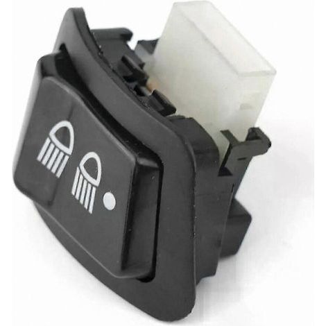Phare universel pour moto avec interrupteur à 3 positions (démarrage, klaxon, clignotants), compatible avec scooters, quads et cyclomoteurs. (1/2)