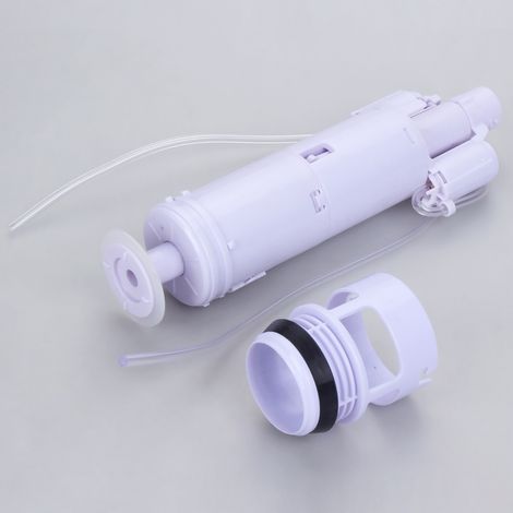 Kit de Remplissage et de Vidange pour WC Suspendu, Mécanisme de Chasse d'Eau Encastré Anti-Fuite avec Robinet de Remplissage (1/2)