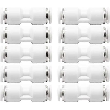 Lot de 10 connecteurs pneumatiques pour tube PTFE Bambu Lab, compatibles avec les imprimantes 3D X1, X1C, P1P, P1S et A1 (extrudeuse de filament 1,75 mm). (1/5)