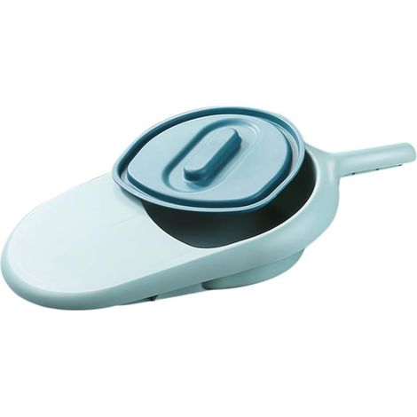 Chamber Pot Avec Couvercle Plastique Pour Adultes Femmes Enceintes Et Personnes Âgées Bac Urinaire Portable Facile à Nettoyer Sans Angles Vifs Convient Pour Lit Voyage Et Usage Dom (1/4)