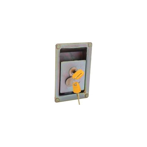 Serrure de porte latérale de pompe hydraulique pour excavatrice Hitachi ZAX, en alliage d'aluminium. (1/5)