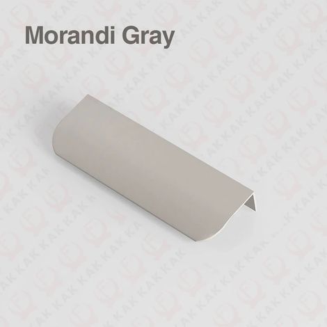 (Gris, 300 mm de long) Poignées de meuble dissimulées, poignées de porte de meuble, quincaillerie pour poignées de meubles. (1/4)