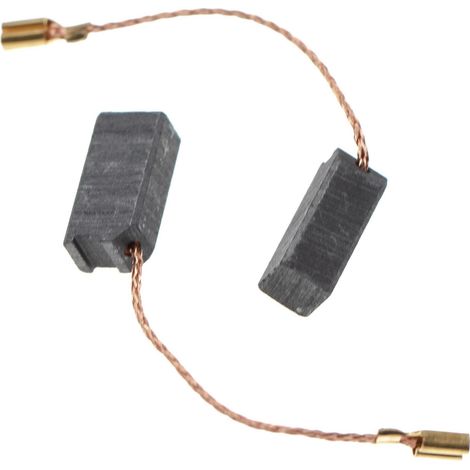 vhbw 2x balais de charbon 16,2 x 8 x 6,2 mm remplace Metabo 34301095 pour outil électrique