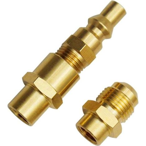 1/4"-Schnellanschlussadapter für tragbare Gasgrills der Modelle Q 100, 1000, 200, 2000, 1200 und 2200