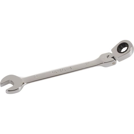 Silverline - Clé Mixte à Cliquet Et à Tête Inclinable - 10 Mm (1/8)