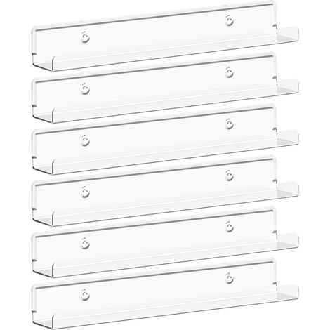 Platenhouder - Acryl - Wandmontage - 30 cm - Voor Platen Fotolijstjes Figuurverzameling - 1 Stuk (1/5)