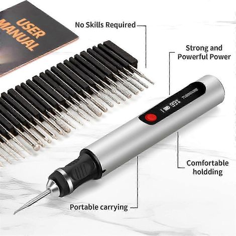 Stylo graveur multi-surfaces pour artistes et loisirs créatifs DIY (1/2)