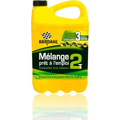 Bardahl – Mélange essence 2 temps 5L prêt à l'emploi – Compatible tous moteurs – Démarrage instantané par tous les temps – Évite erreurs de dosage (1/5)