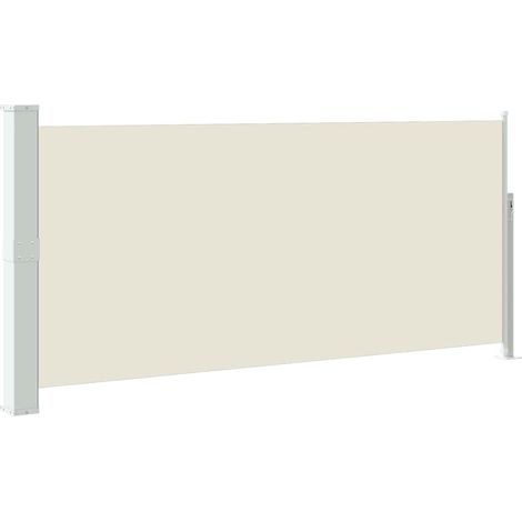 Tenda da Sole Tenda parasole Laterale Retrattile 140 x 300 cm Crema (1/5)