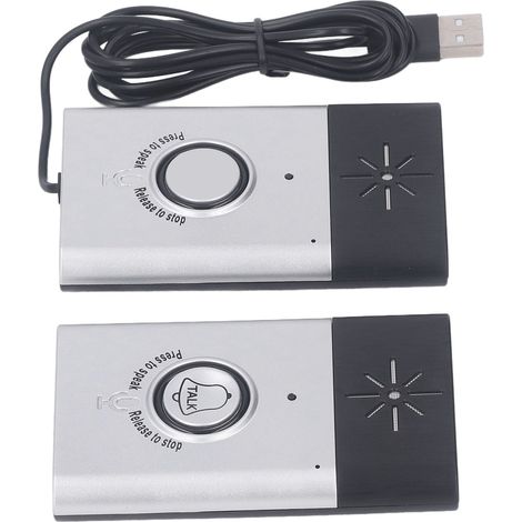 Carillon sans fil avec interphone vocal, kit domestique intelligent à distance, sonnette connectée sans fil pour maison (1/5)