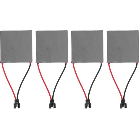 Reparaturblech für Kaminventilatorgeneratoren aus Aluminiumlegierung, 227 °C, 4 Stück