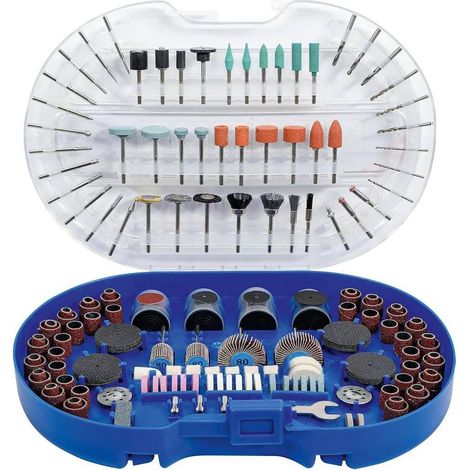 Jeu de Disques Abrasifs, Polissage et Forets 315 pcs - Outils Rotatifs Grande Vitesse - Polyvalence et Performance - D-Work (1/5)