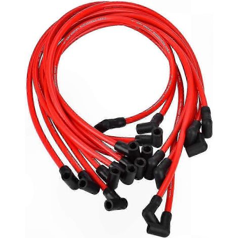 Kit de câbles d'allumage haute performance de 10,5 mm compatible avec les moteurs SBC/BBC. (1/5)