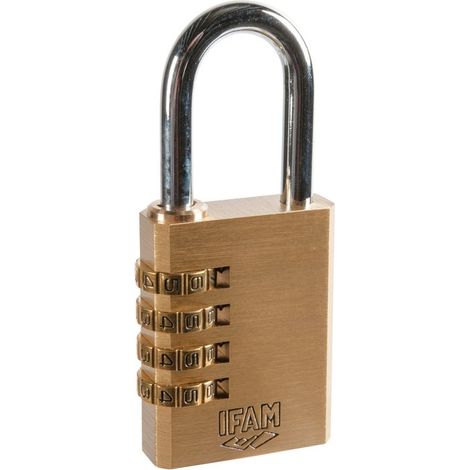 Cadenas combiné en laiton pour sac 40 mm (1/2)