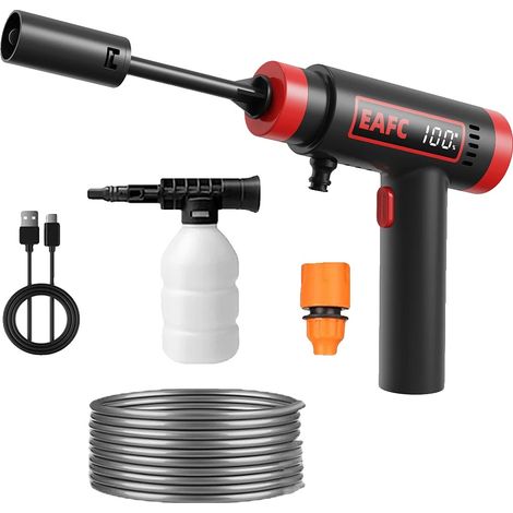 Nettoyeur haute pression, portable, sans fil, Sans fil, Alimenté par batterie (1/2)