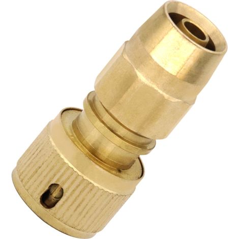Raccord de tuyau en laiton, taille 8 mm / 10 mm, pour systèmes d'irrigation, réservoirs et tuyauterie extérieure.-AquaForge