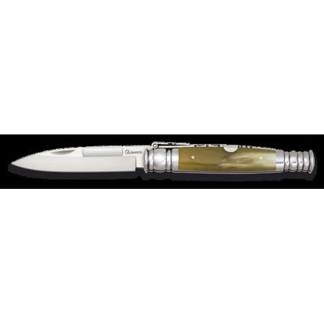 Couteau de poche Martinez Albainox 9 cm acier inox manche astat