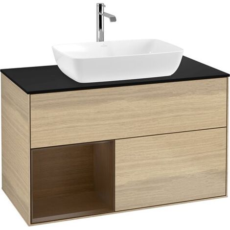 Villeroy & Boch F772GNPC Meuble sous-lavabo Finion F77 (1/2)