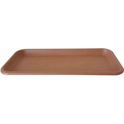 Untersetzer 77 x 36,5 x 4,3 cm, terracotta zu Siena Garden Pflanzkasten 80 x 39 cm