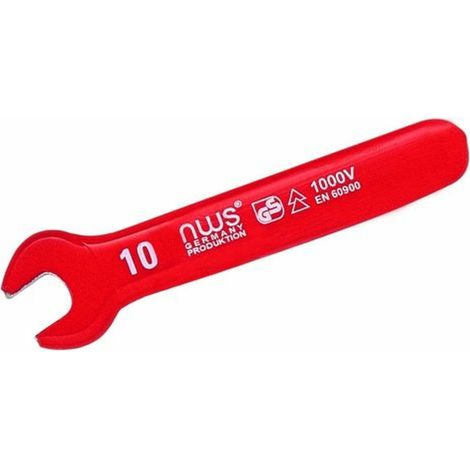 Chiave fissa NWS DIN 7446 rossa 10 mm 110 mm (1/2)