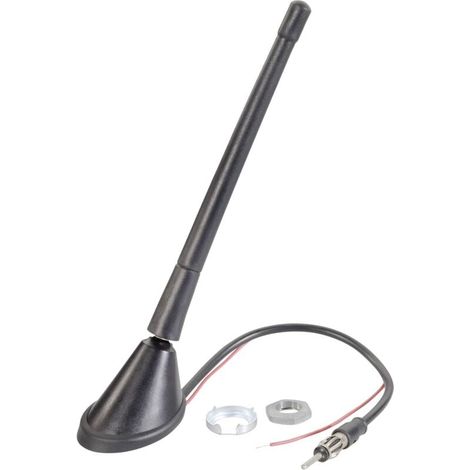Antenne universelle pour voiture avec amplificateur – Compatible avec tous les modèles, réception FM/AM améliorée, installation facile, gain élevé, idéale pour zones à faible signal
