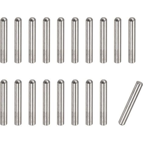 4x16mm Stud Pins, 50pcs Stainless Steel 304 Round Flat Head Chamfered Terminal Dowel Pin Wood Bunk Bed Shelf Pegs Bracket Shelves Tie Elements (1/5)
