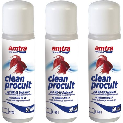 Amtra Clean Procult – 3 Stück Lebend-Impfkulturen (3x50 ml)
