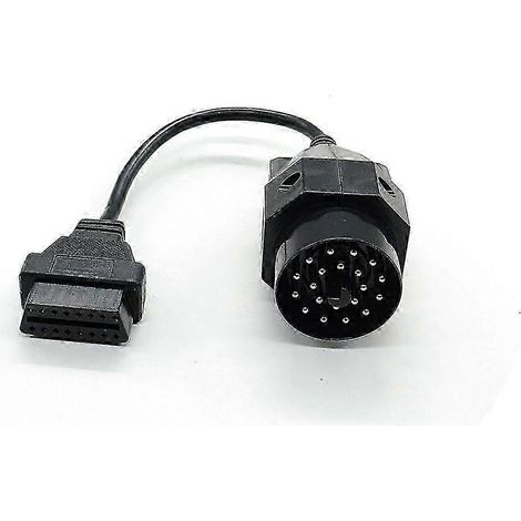 Adaptateur OBD II compatible avec connecteur femelle 20 broches BMW vers OBD2 16 broches (E36, E39, X5, Z3). Compatible avec connecteur 20 broches BMW (dernière version). (1/4)