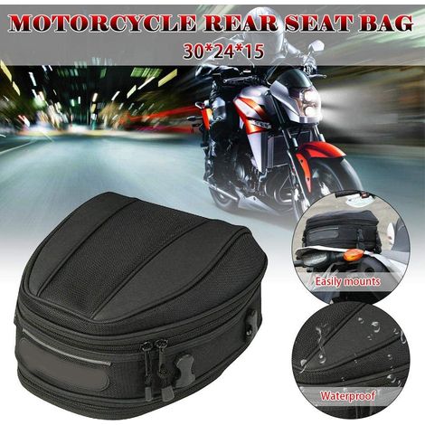 Sacoche arrière pour moto, sacoche de selle arrière, sacoche de selle pour moto