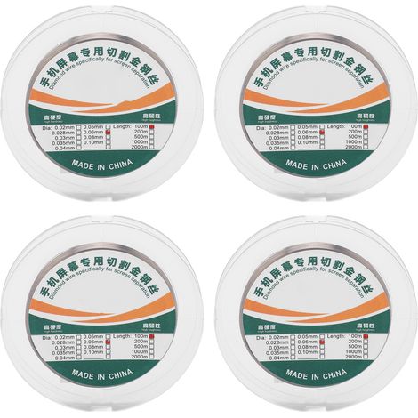 rouleaux de fil de découpe pour écrans de téléphone 100 m de