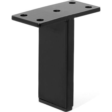 pata metálica modelo tella acabados cromo y negro acabado negro altura (h) 100