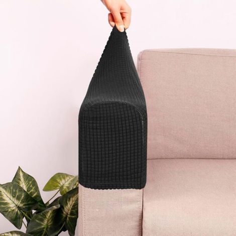 Housses accoudoirs canapé - Polyester extensible lavable Protection contre les taches - Décoration intérieur (1/5)