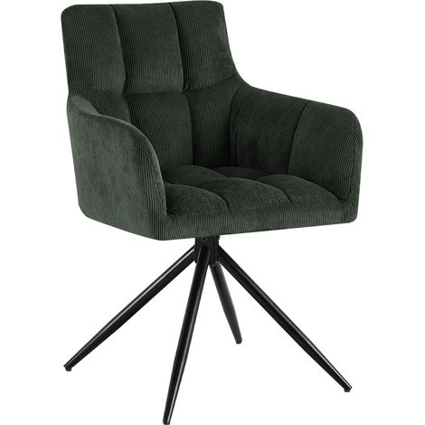 Esszimmerstuhl Jonah Cord grün (1/5)