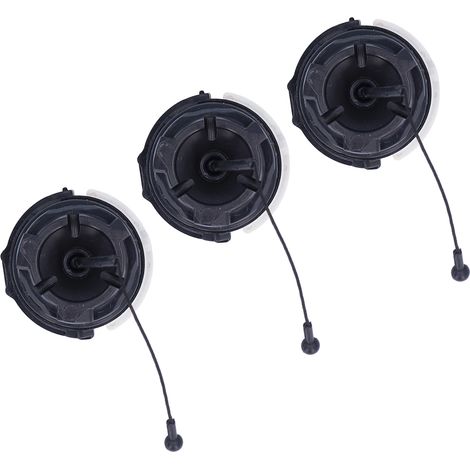 Lot de 3 bouchons de réservoir de carburant de rechange pour STIHL MS192, MS200, MS250, MS290, MS380, MS390, MS440, MS460, MS880 (1/5)
