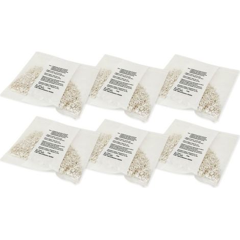 ABX 01 Kit composto da 6 confezioni (6 x 130 g) di carbonato di calcio per neutralizzatore di condensa acida per BRIX 520203