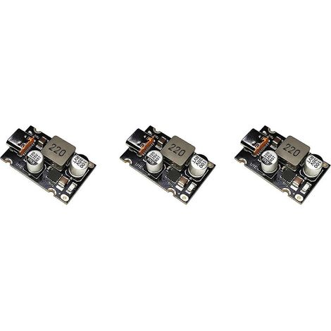 Module de charge rapide PD65W 3X, interface Type-C, compatible PD, QCSCP et PPS, protocole de charge complet (module A) (1/5)