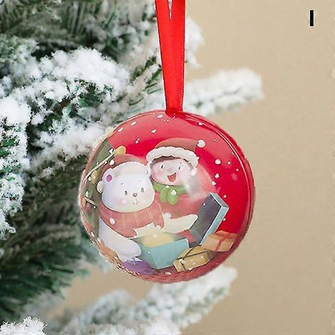 Pendentif de Noël rétro en fer, style antique, Père Noël et avion, décoration à suspendre au sapin, ornements, décoration de fête I3 (1/5)