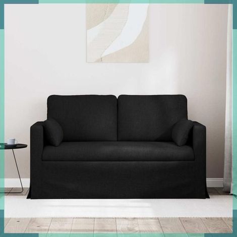 Canapé - 42024357 - Noir - Tissu - 139 x 78 x 80 cm (1/5)