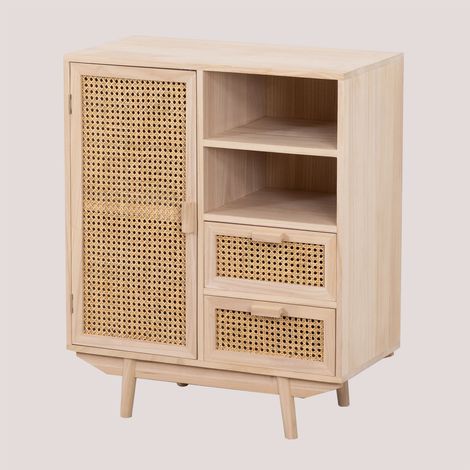 Buffet en Bois avec Tiroirs Ralik SKLUM Marron Bois Naturel (1/5)