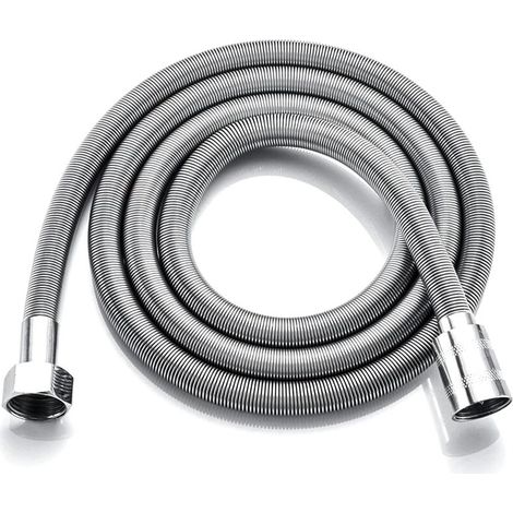 Flexible Douchette ,Tuyau de Douche 2m-2,50m en acier inoxydable , Flexible de Douche Universel ,raccord fileté universel(G1/2 pouces) (2-2.5m) (1/5)