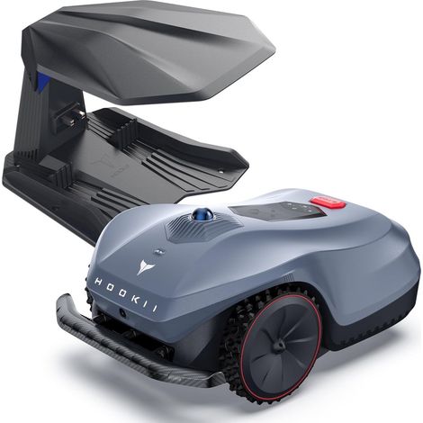 Hookii Neomow X kabelloser Rasenmähroboter ohne Begrenzungskabel – Intelligenter Rasenmähroboter mit 3D-LiDAR-Navigation, Hinderniserkennung,einstellbarer Schnitthöhe von 30 bis 85 mm, leise ( 60 dB)