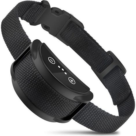 Rechargeable anti-bark collar for dogs – 5 vibration levels, waterproof (rain/snow), integrated anti-escape capsule (1/5)