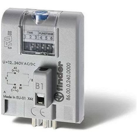 Finder 860002400000 Module temporisation multifonction embrochable