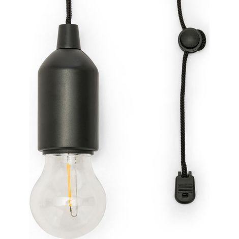 Lampe à filament LED avec interrupteur à cordon - Lumière chaude (1/5)