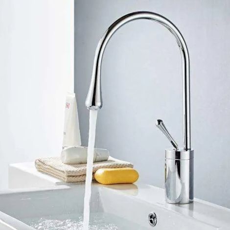 Robinet de Salle de Bain Laiton Sanitaire Chrome WZY 323 B (1/4)
