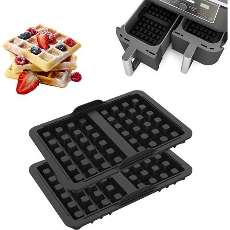 Insert Gaufre Air Fryer - 2 pièces, Insert Gaufre Air Fryer - Convient pour Ninja (1/5)