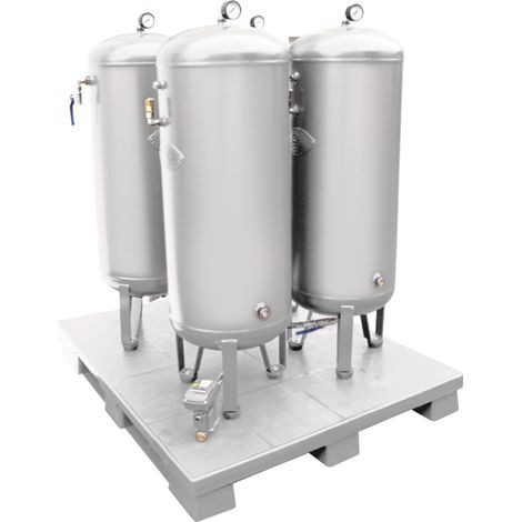 Batterie de chaudières Aerotec 4 x 90L - 11 bar galvanisé