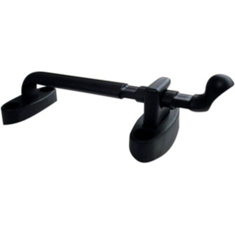 BL FERMAIMPOSTE IN PLASTICA BRUCO NERO 2 PZ Q.TA 4