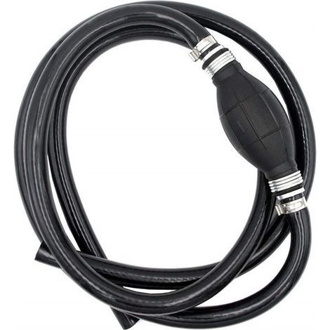 Fuel siphon pump - suitable for outboard motors, diesel engines, and aquariums - 8 mm x 180 cm (1/5)